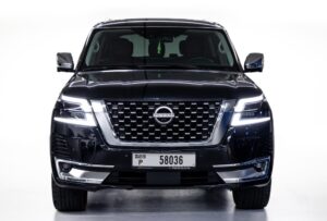 Nissan Patrol LE Platinum (Black) Rental Dubai