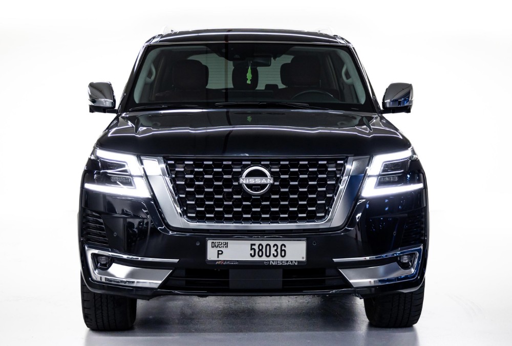 Nissan Patrol LE Platinum (Black) Rental Dubai