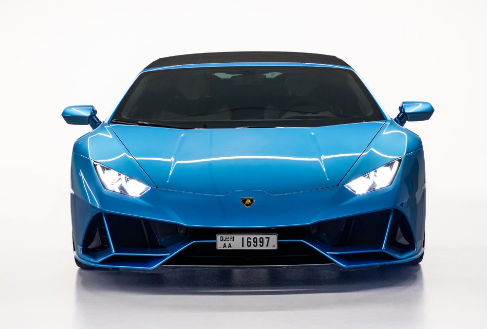 Lamborghini Huracan EVO Spyder Front View