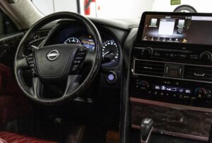 Nissan Patrol LE infotainment system