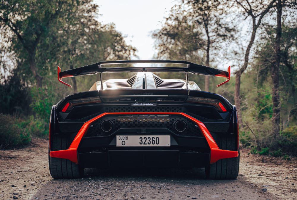 Lamborghini Huracan STO exterior rear view