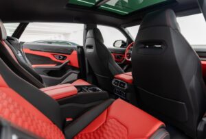 Lamborghini Urus (Grey) rear seats