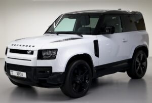 Half Front of Land Rover Defender 110-X