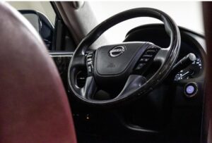 Nissan Patrol LE Platinum Premium Steering wheel