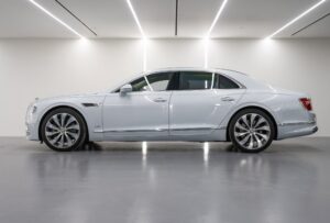 Bentley Flying Spur Light Grey exterior side view