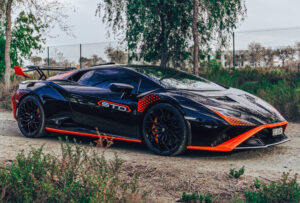 Lamborghini Huracan STO exterior angle view