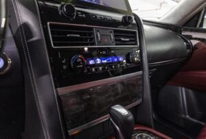 Nissan Patrol LE Platinum infotainment system
