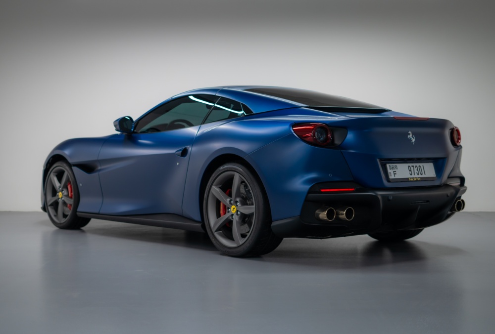 Ferrari Portofino M rear angle view