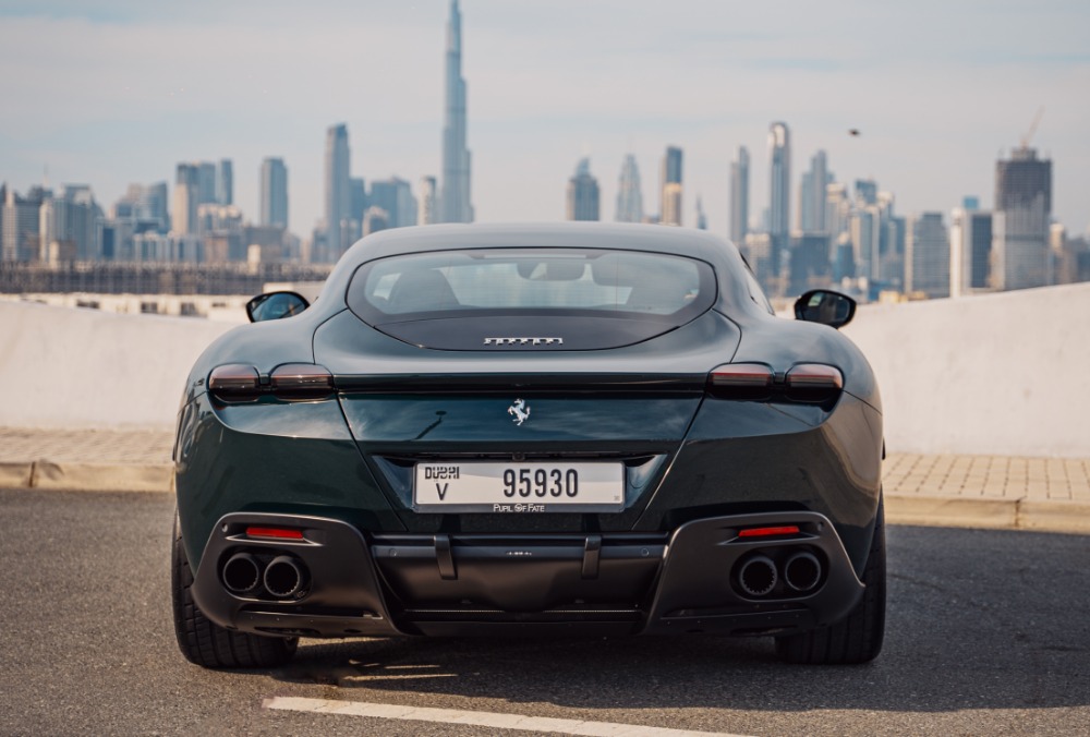 Ferrari Roma rear view