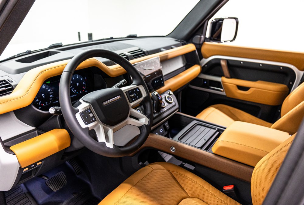Steering view of Defender 110-X