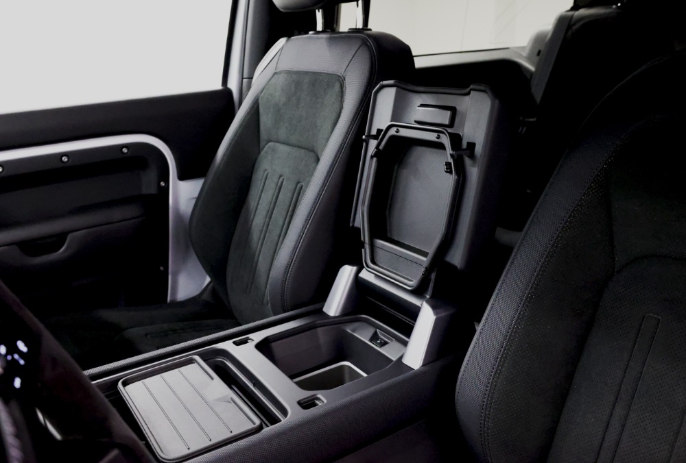 Seat view of Land Rover Defender 90