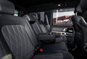 Mercedes Benz G Class G 63 rear seat view