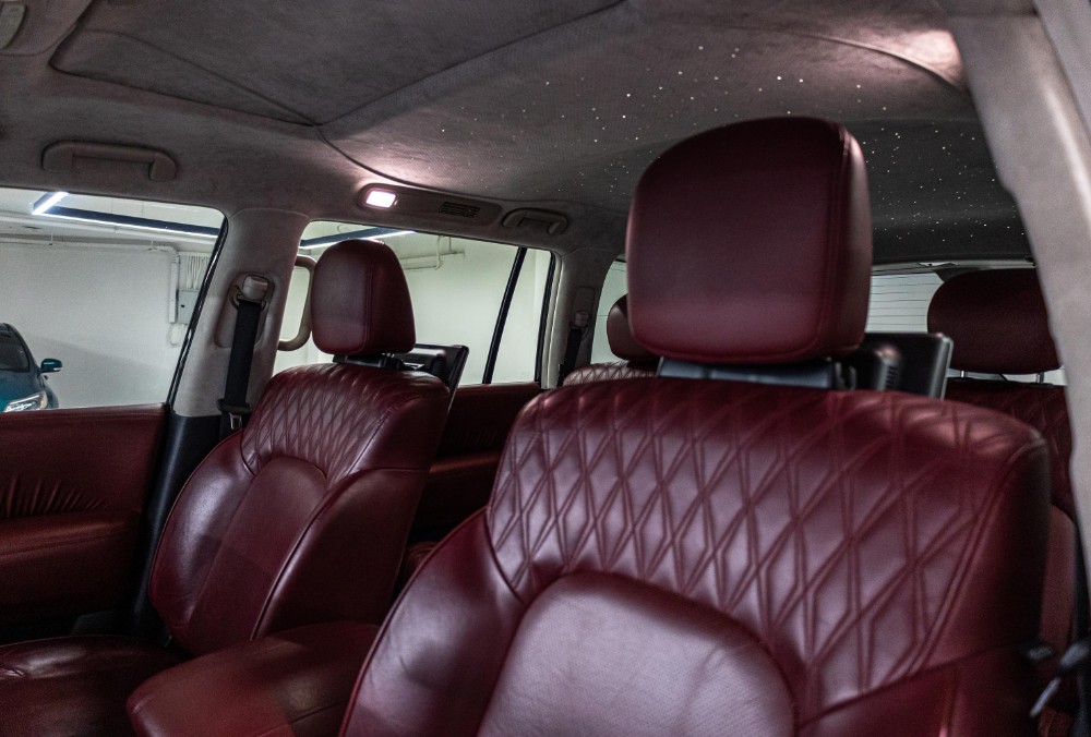 Seat view of Nissan Patrol LE Platinum