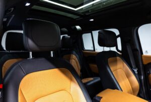Land Rover Defender 110 front seats