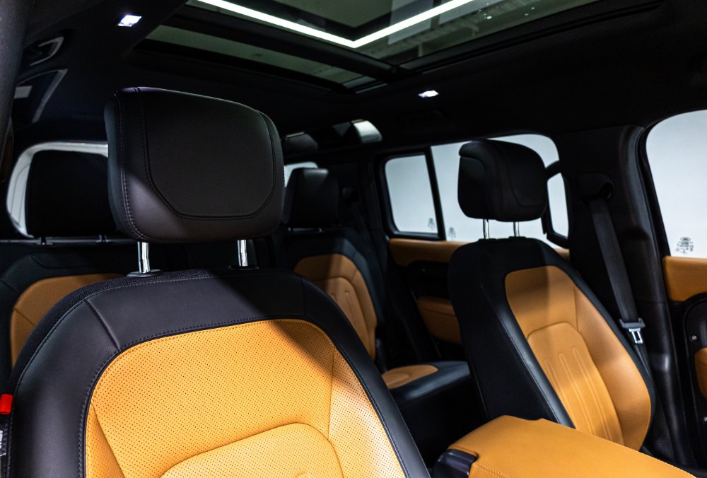 Land Rover Defender 110 front seats