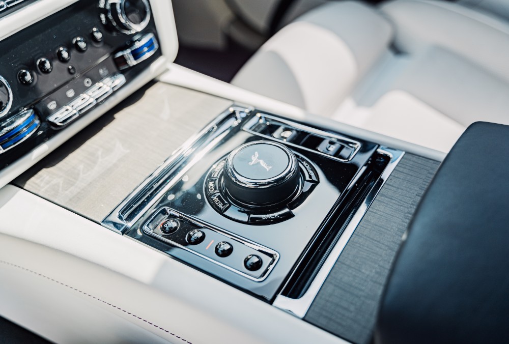 Rolls-Royce Ghost interior center console knob