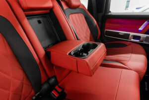 2022 Mercedes Benz G Class G 63 AMG rear seat cup holder