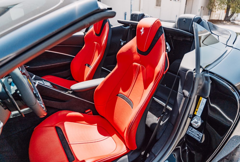 Ferrari Roma Spider front seats