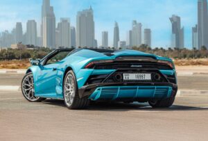 Lamborghini Huracan EVO Spyder Rear View