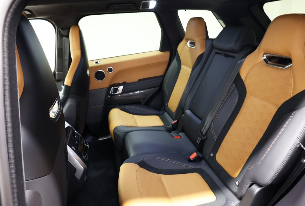 Seat view of Range Rover Sport SVR
