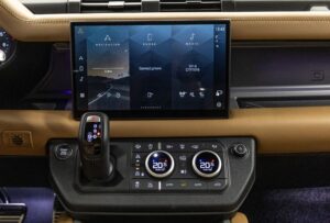 Land Rover Defender 110 infotainment system