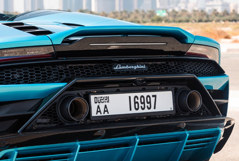 Lamborghini Huracan EVO Spyder Rear View