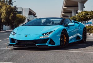 Rent Lamborghini Huracan EVO Spyder in Duabi