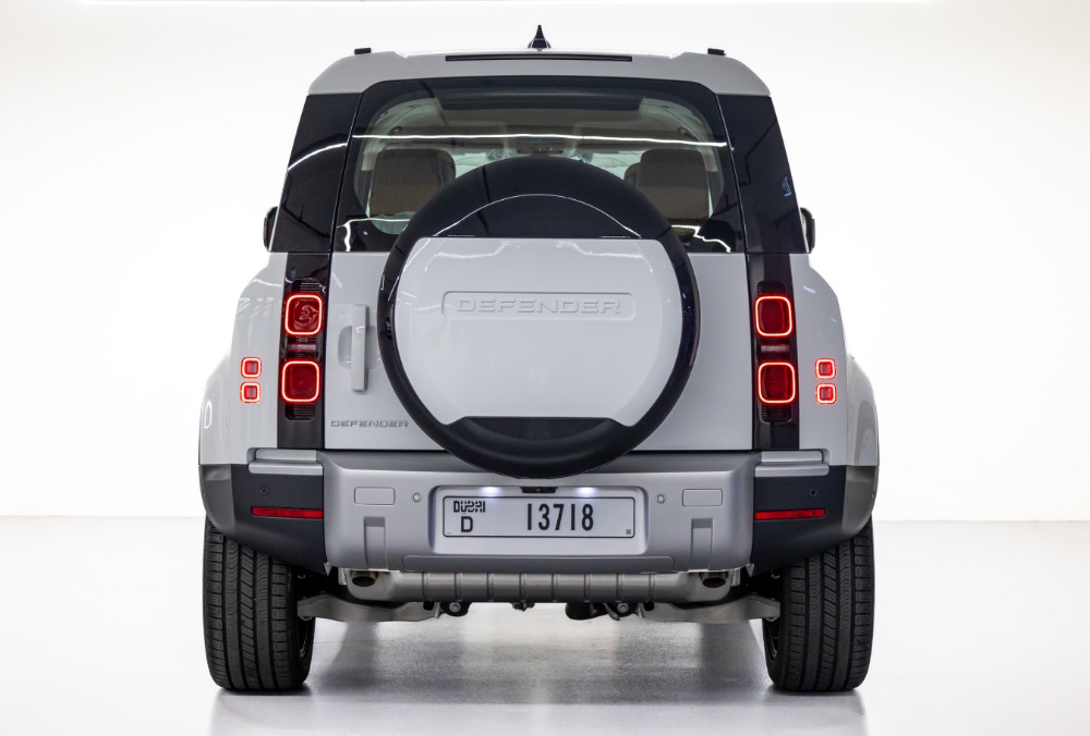 Back side view of Land Rover Defender 110 X