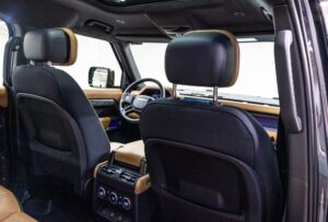 Interior of Range Rover Sport SVR
