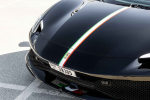 Ferrari 296 GTS exterior front closeup