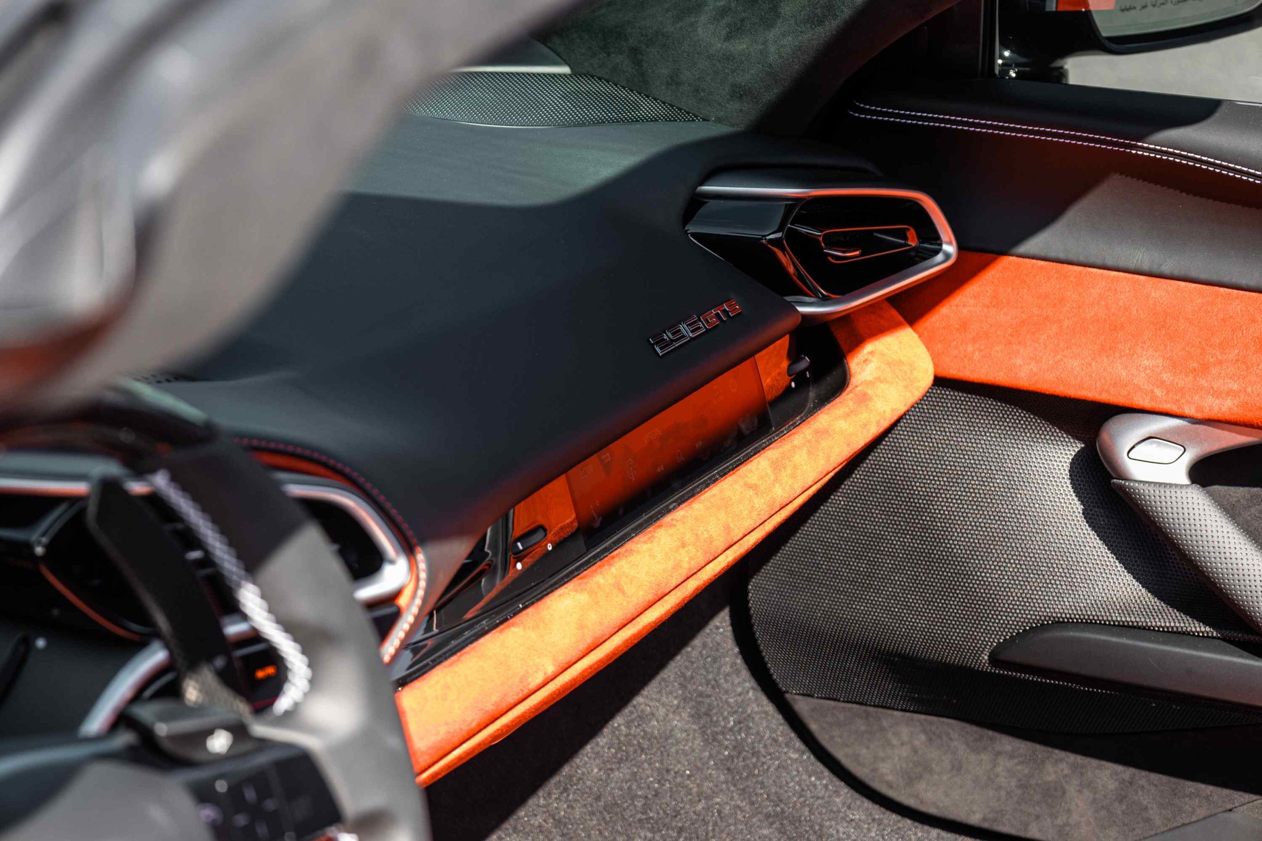 Ferrari 296 GTS center console
