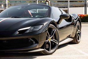 Ferrari 296 GTS wheels closeup