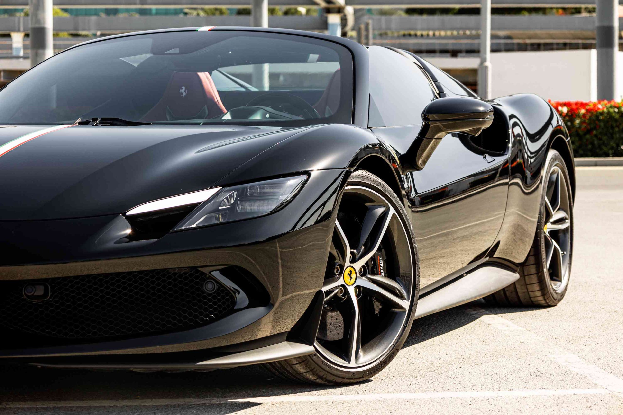 Ferrari 296 GTS wheels closeup