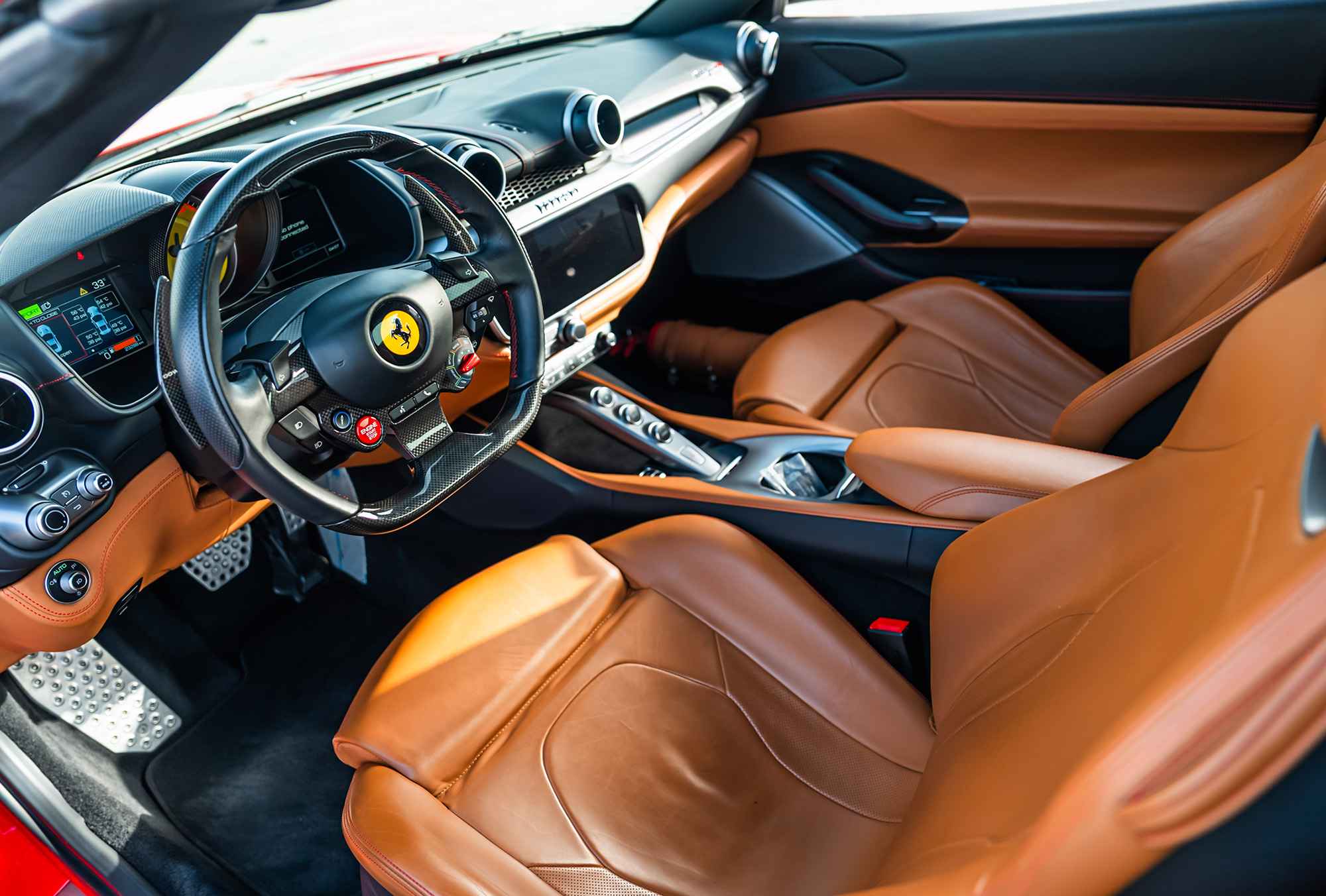 Ferrari Portofino M front seats