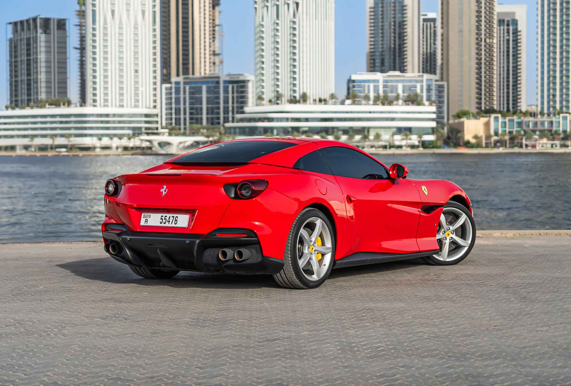 Ferrari Portofino M rear angle