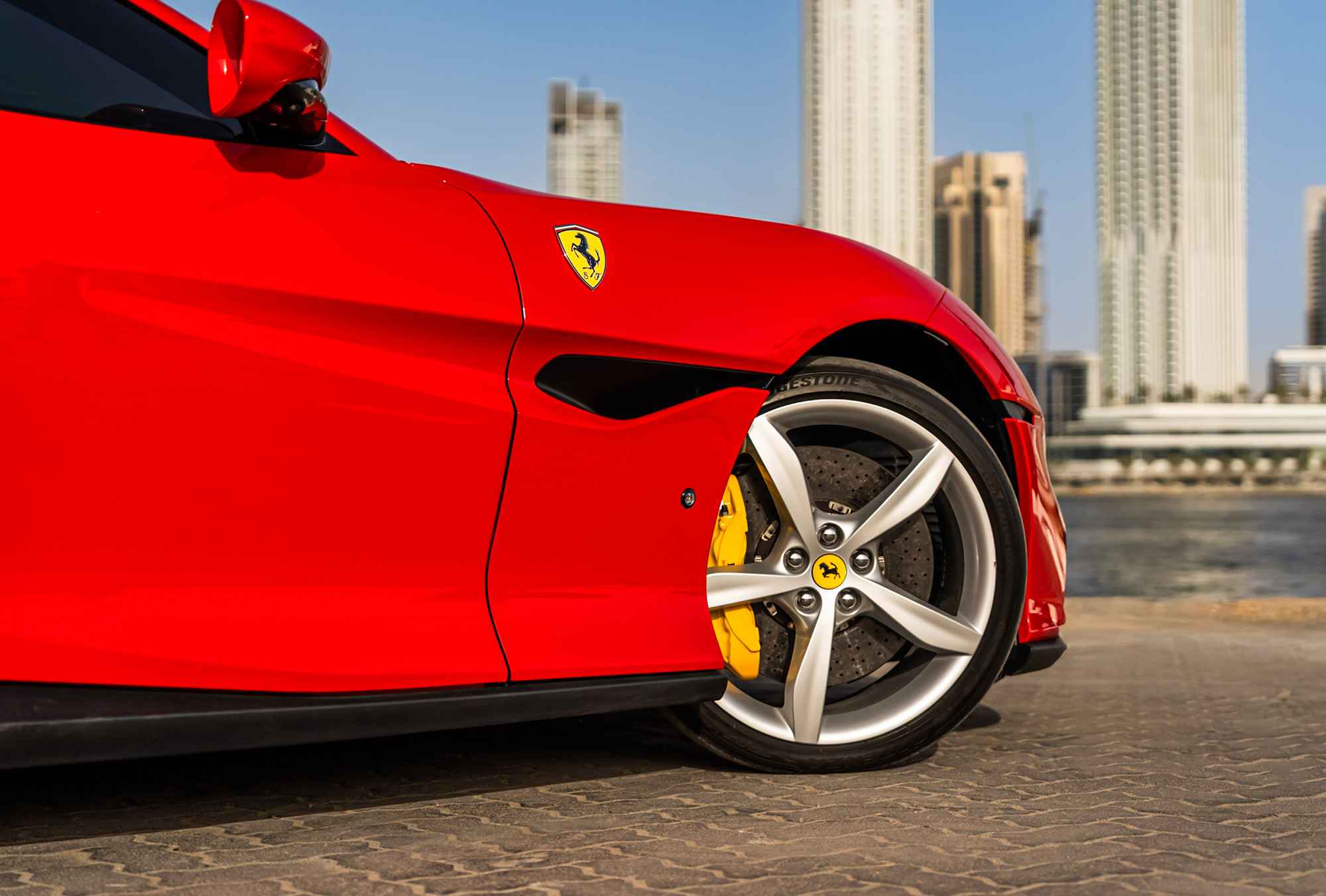 Ferrari Portofino M wheels closeup