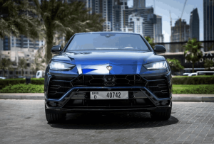 Rent Lamborghini Urus Blue in Dubai