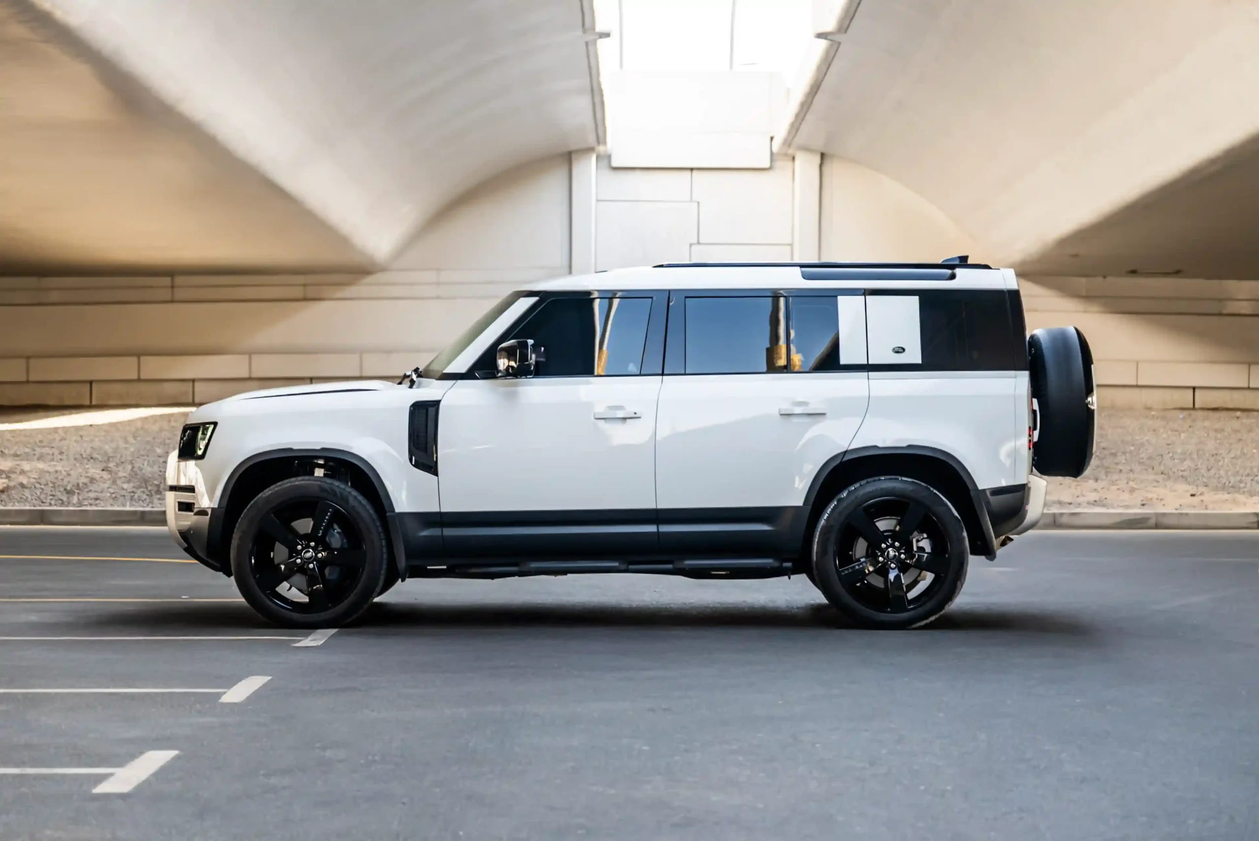 landrover-defender-white-side-view