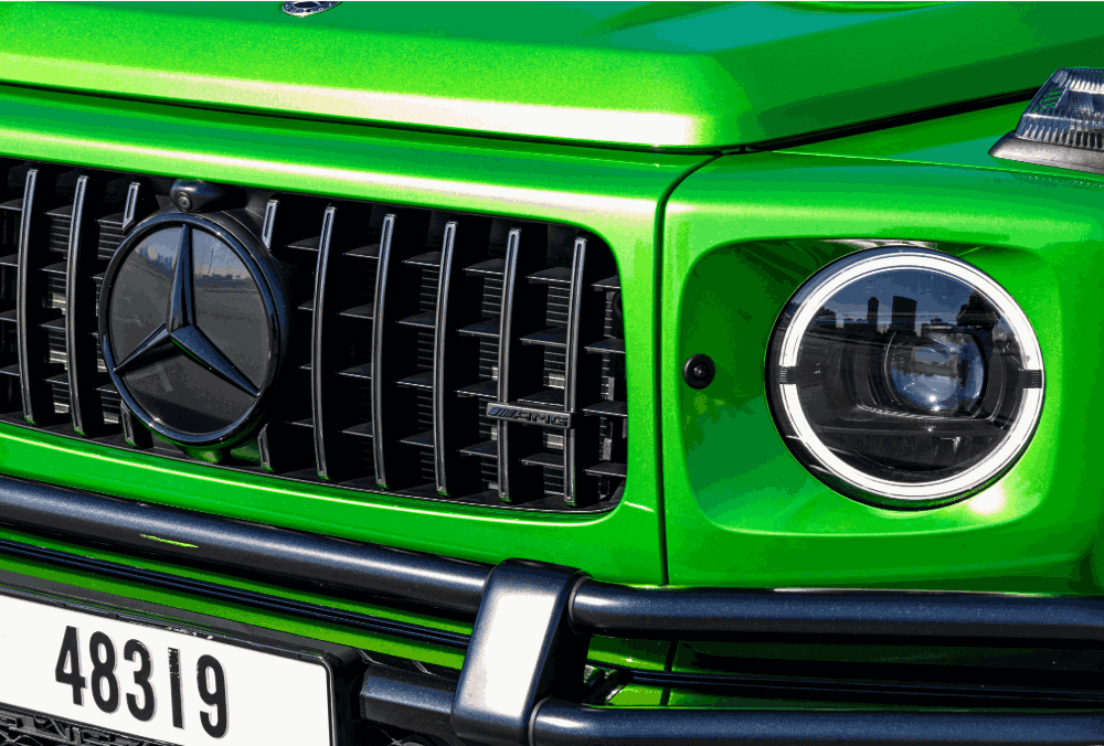 Mercedes G63 headlights