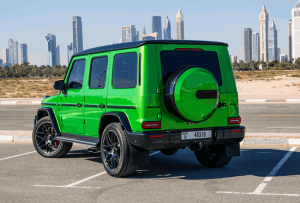 Mercedes G63 rear angle view