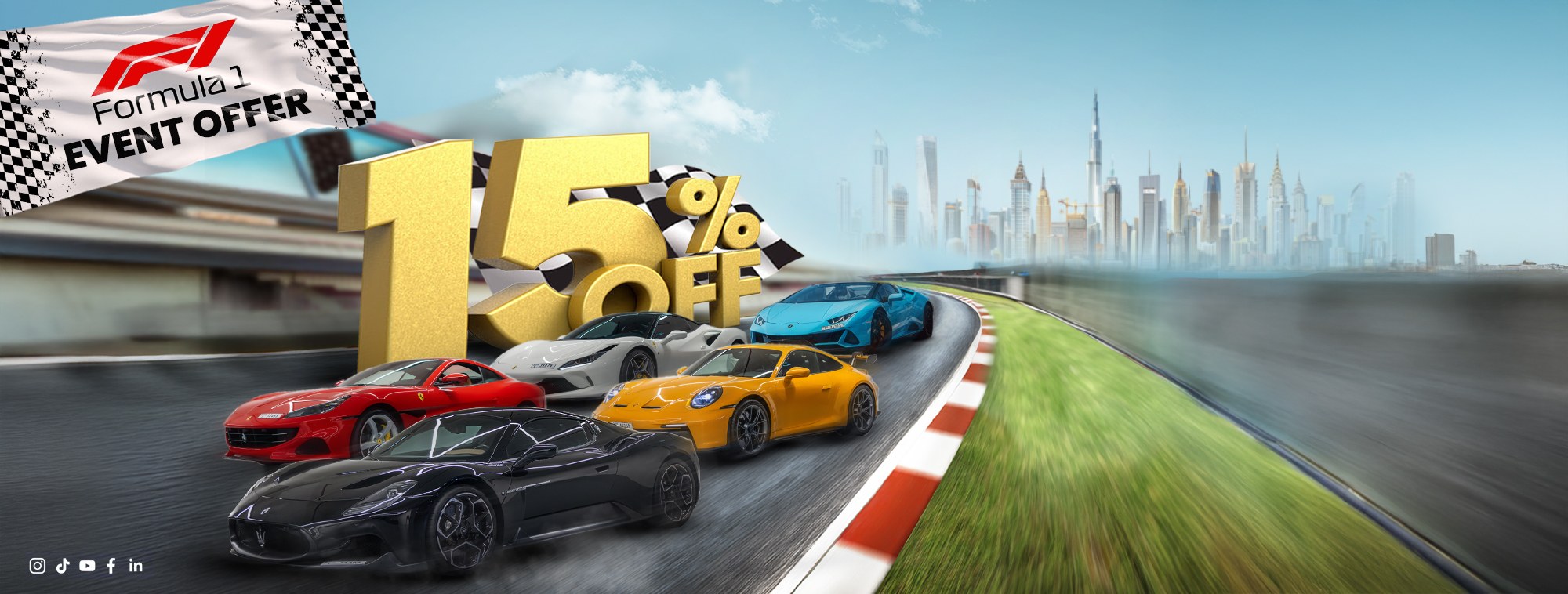 Formula 1 Event offer - Banner