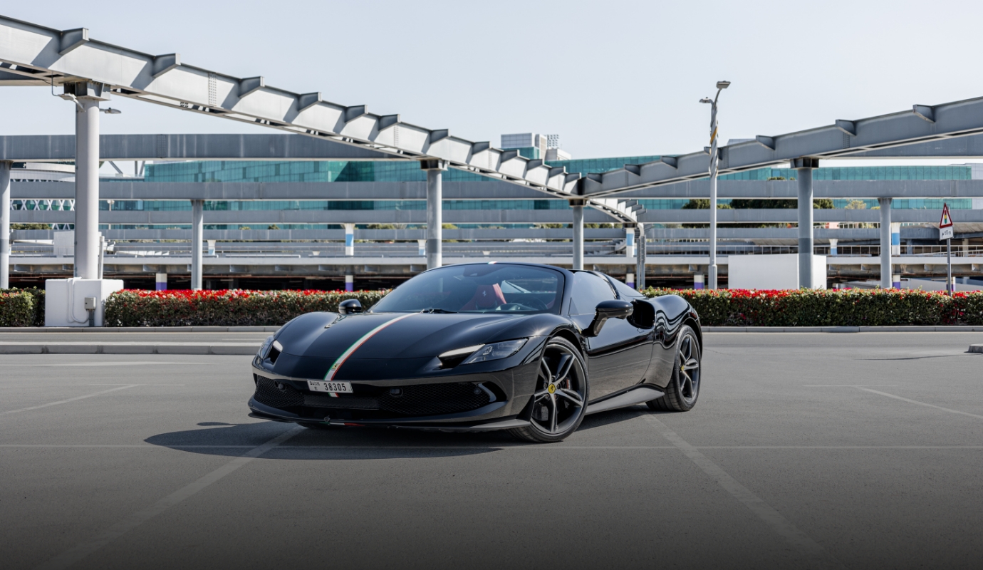 Black Ferrari 296 GTS