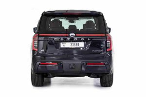 2025 Nissan Patrol LE Platinum (Black) Rear view