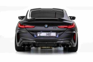 BMW M8 Competition Coupe exterior rear view