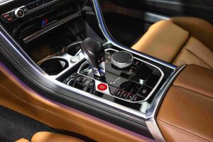 BMW M8 Competition Coupe gear selector