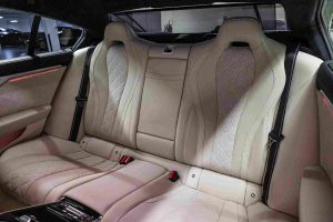 BMW M8 Competition Gran Coupe rear seats