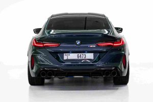BMW M8 Competition Gran Coupe ecterior rear view