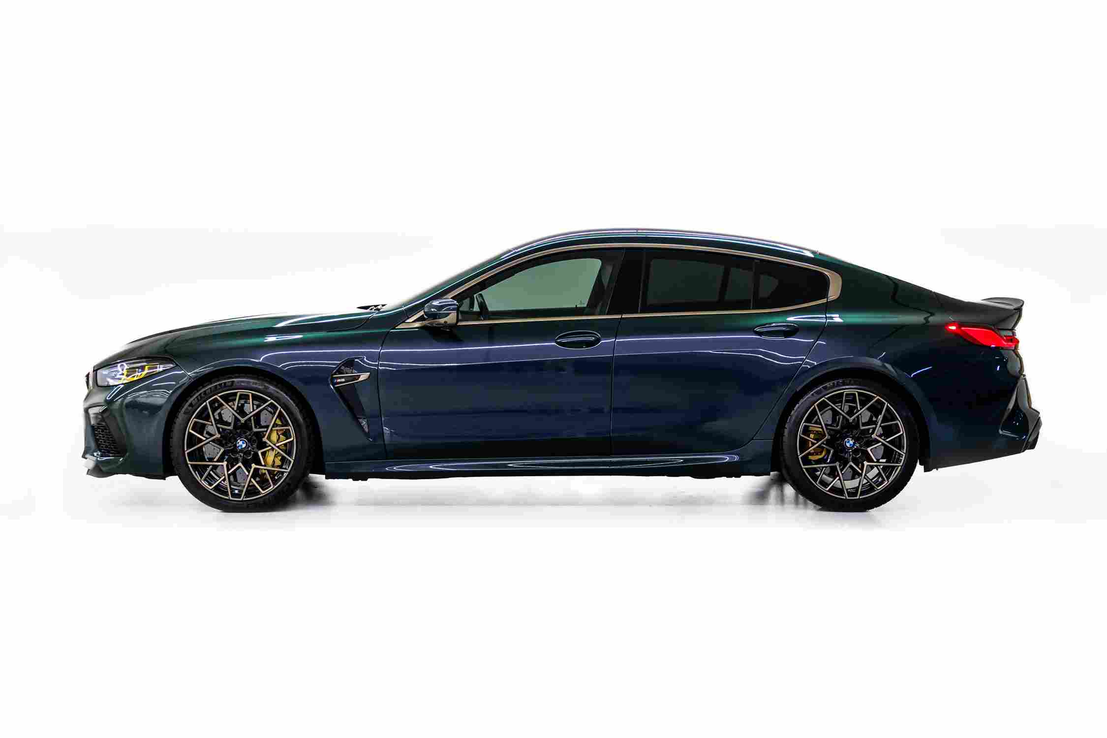 BMW M8 Competition Gran Coupe side profile