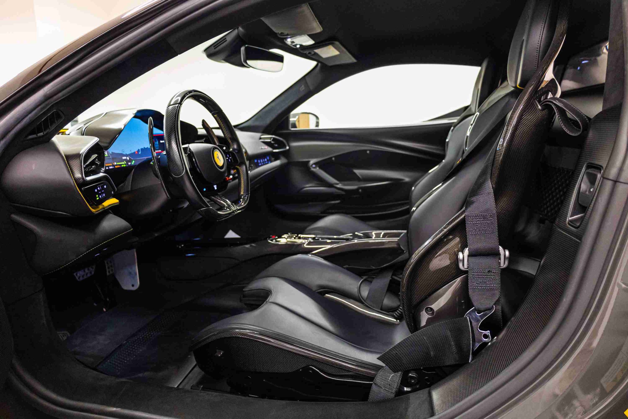 Ferrari 296 GTB Fiorano interior dashboard