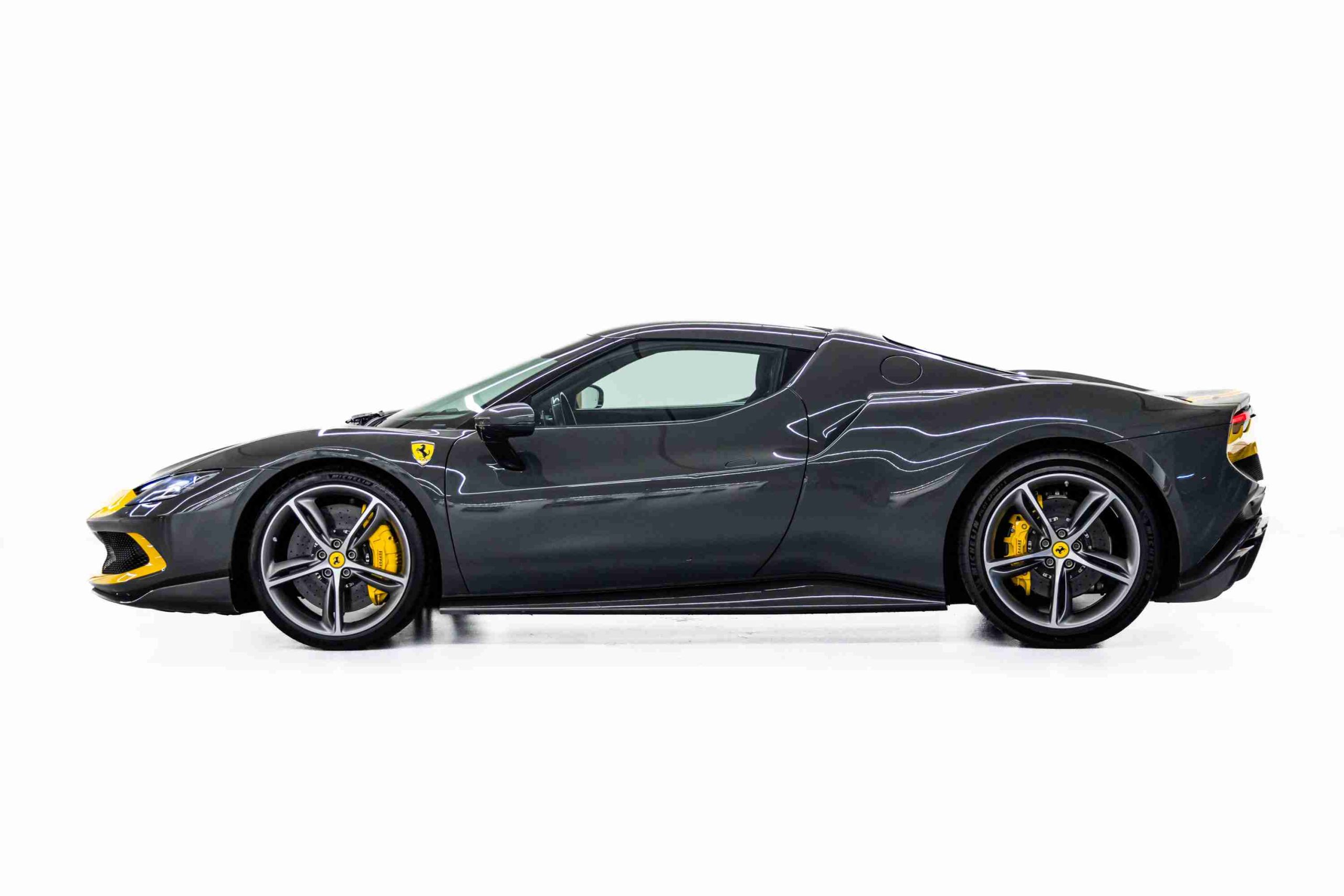 Ferrari 296 GTB Fiorano side profile
